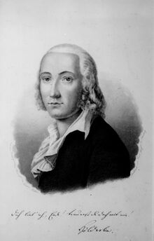 Portr&auml;t Friedrich H&ouml;lderlin