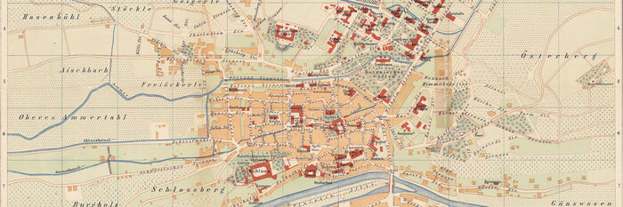 T&uuml;binger Stadtplan von 1903