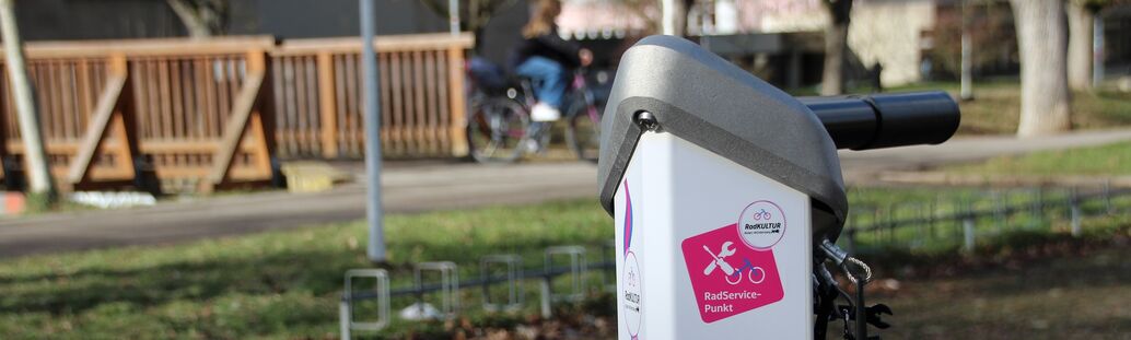 Bild: Radservicestation am Schulzentrum Feuerh&auml;gle