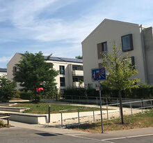 Neues Geb&auml;ude in der Sindelfinger Stra&szlig;e