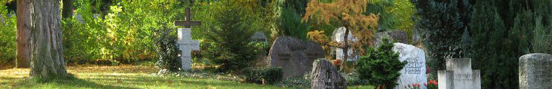 Gr&auml;ber auf dem Bergfriedhof