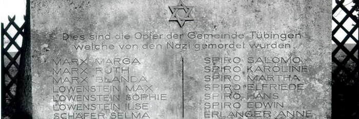 Gedenkstein auf dem j&uuml;dischen Friedhof in Wankheim
