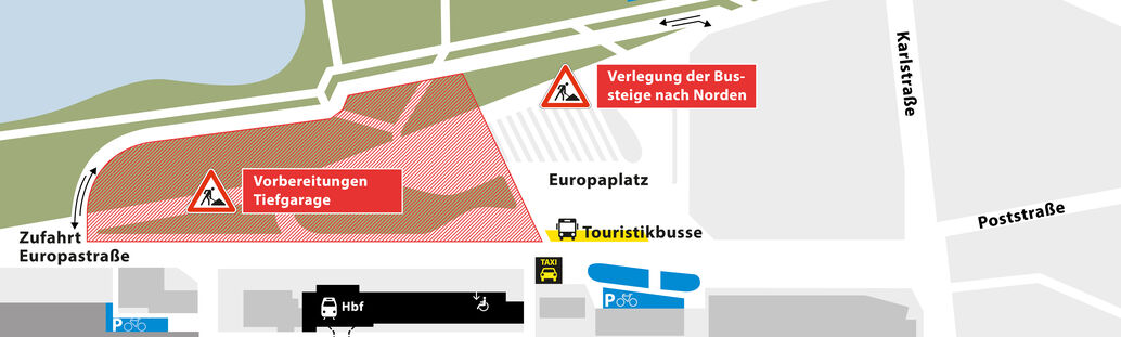 Busbahnhof Europaplatz T&uuml;bingen