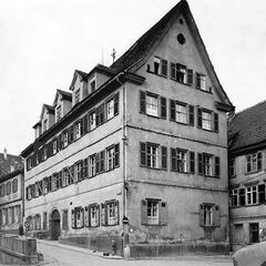 Das Haus M&uuml;nzgasse 13 war ab 1936 Sitz der T&uuml;binger Polizeidirektion.