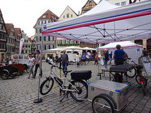 E-Lastenrad Jubil&auml;umstour trifft auf lokale Lastenradh&auml;ndler