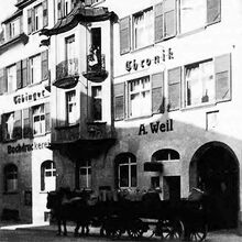 Verlagsgeb&auml;ude in der Uhlandstra&szlig;e