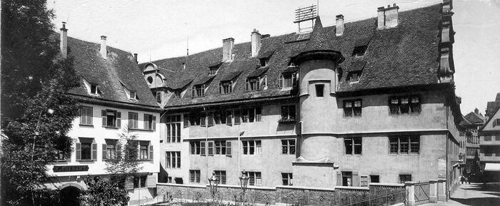 Collegiumsgasse 3, Dienstsitz von Oberamtmann Huber, der seinen Einsatz f&uuml;r den T&uuml;binger Vertrag teuer bezahlte. Bild: Hermann Bauer
