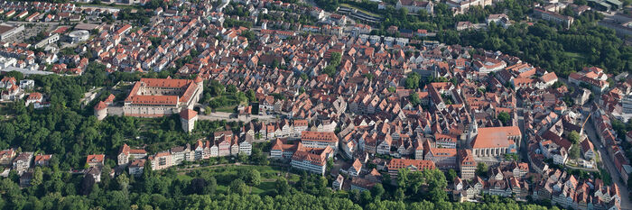 Luftbild von T&uuml;bingen