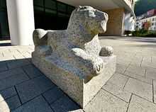 L&ouml;we aus Granit