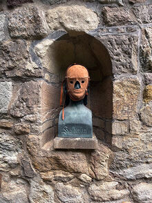 Hölderlinbüste mit Autenriethscher Maske