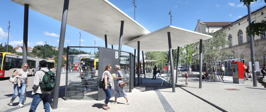 Der neue Bahnhofsvorplatz