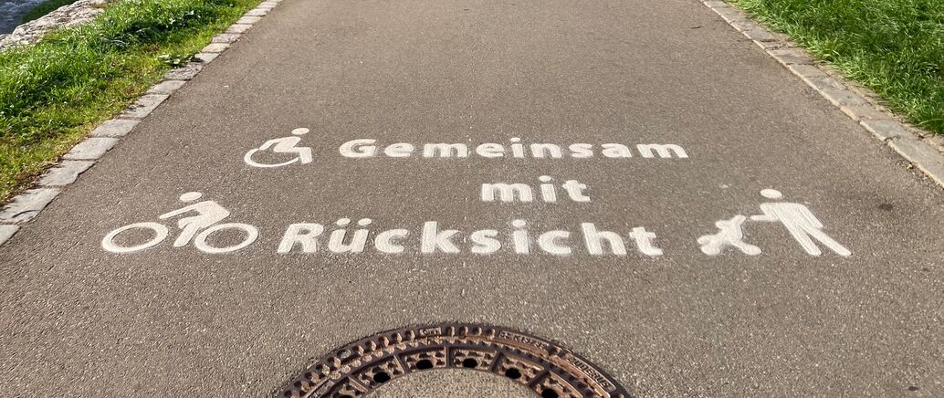 Bild: Radfahrer in T&uuml;bingen