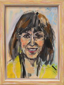 Portr&auml;t von Brigitte Russ-Scherer. Bild: Stadtmuseum T&uuml;bingen