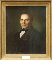 Portr&auml;t von Ernst Wilhelm Bierer. Bild: Stadtmuseum T&uuml;bingen
